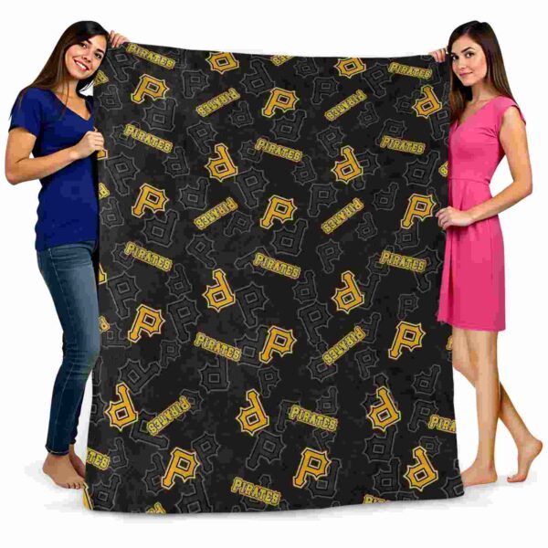 pittsburgh pirates diehard fans black blanket fashion forward