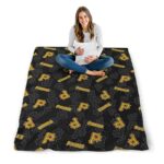 pittsburgh pirates diehard fans black blanket high quality