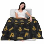 pittsburgh pirates diehard fans black blanket latest model