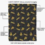 pittsburgh pirates diehard fans black blanket new arrival
