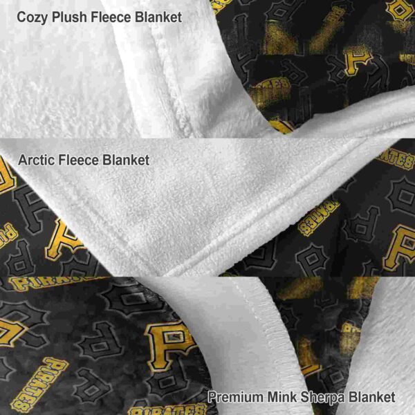 pittsburgh pirates diehard fans black blanket premium grade