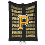 pittsburgh pirates fan pride black blanket best selling