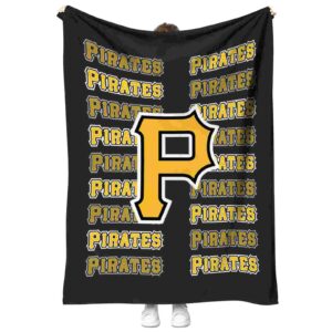 pittsburgh pirates fan pride black blanket best selling