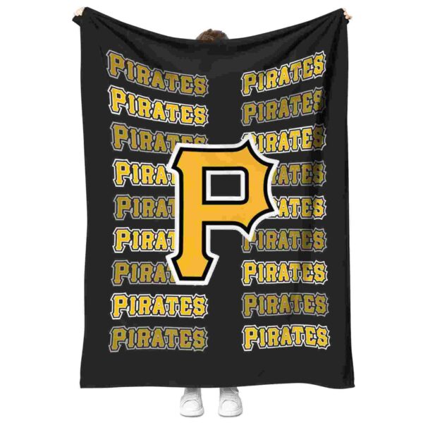 pittsburgh pirates fan pride black blanket best selling