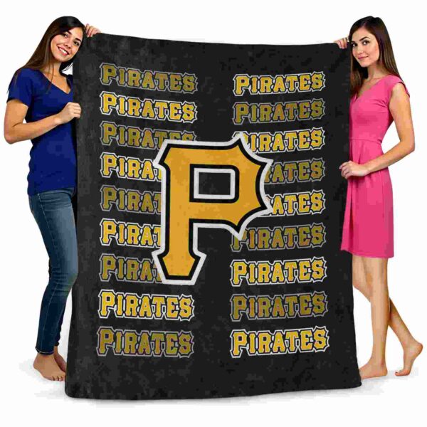 pittsburgh pirates fan pride black blanket fashion forward