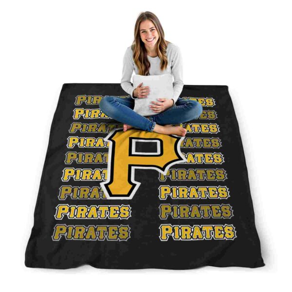 pittsburgh pirates fan pride black blanket high quality