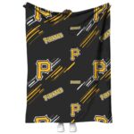 pittsburgh pirates fan spirit black blanket best selling