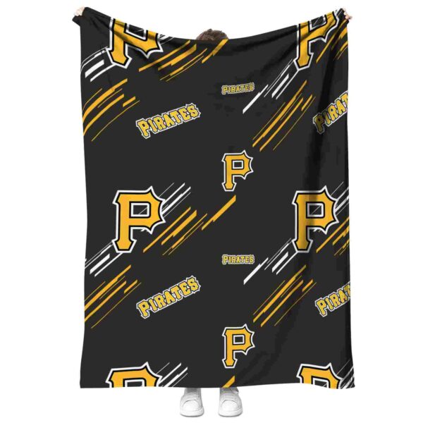 pittsburgh pirates fan spirit black blanket best selling