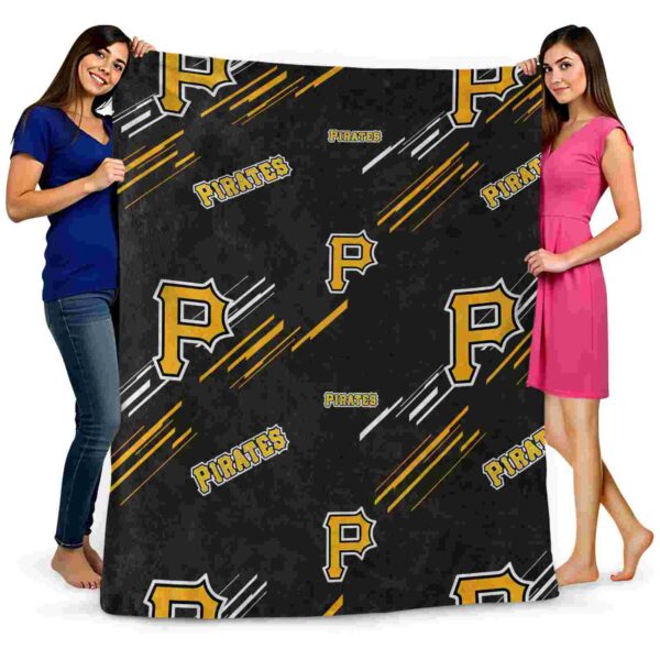 pittsburgh pirates fan spirit black blanket fashion forward