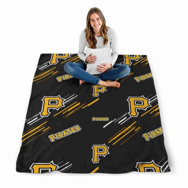 pittsburgh pirates fan spirit black blanket high quality