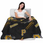 pittsburgh pirates fan spirit black blanket latest model