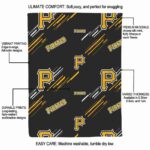 pittsburgh pirates fan spirit black blanket new arrival