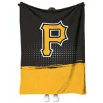 pittsburgh pirates gradient dots black blanket best selling