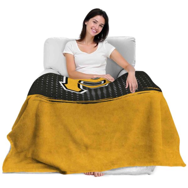 pittsburgh pirates gradient dots black blanket latest model