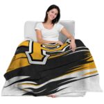 pittsburgh pirates paint streaks black white blanket latest model