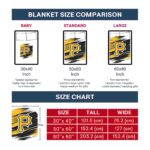 pittsburgh pirates paint streaks black white blanket trendy