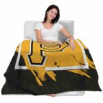 pittsburgh pirates splatter effect black blanket latest model