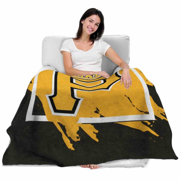 pittsburgh pirates splatter effect black blanket latest model