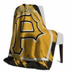 pittsburgh pirates splatter effect black blanket top rated