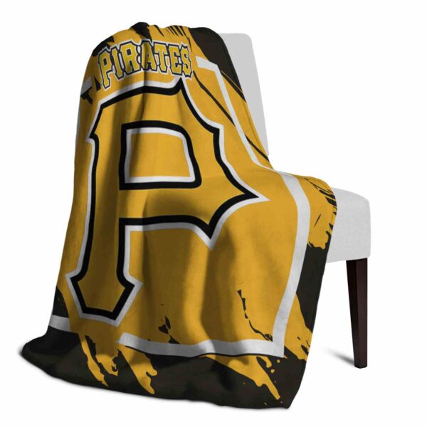 pittsburgh pirates splatter effect black blanket top rated