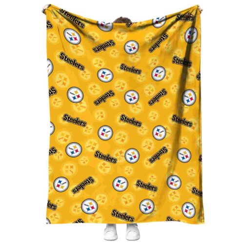 pittsburgh steelers diehard fans gold blanket best selling