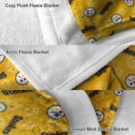 pittsburgh steelers diehard fans gold blanket best selling