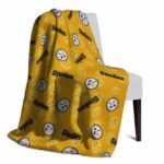 pittsburgh steelers diehard fans gold blanket best selling