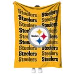 pittsburgh steelers fan pride gold blanket best selling