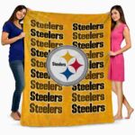 pittsburgh steelers fan pride gold blanket best selling
