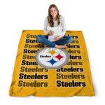 pittsburgh steelers fan pride gold blanket best selling