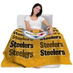pittsburgh steelers fan pride gold blanket best selling