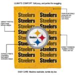 pittsburgh steelers fan pride gold blanket best selling