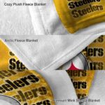 pittsburgh steelers fan pride gold blanket best selling