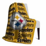 pittsburgh steelers fan pride gold blanket best selling
