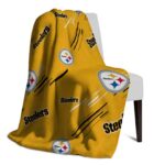 pittsburgh steelers fan spirit gold blanket best selling