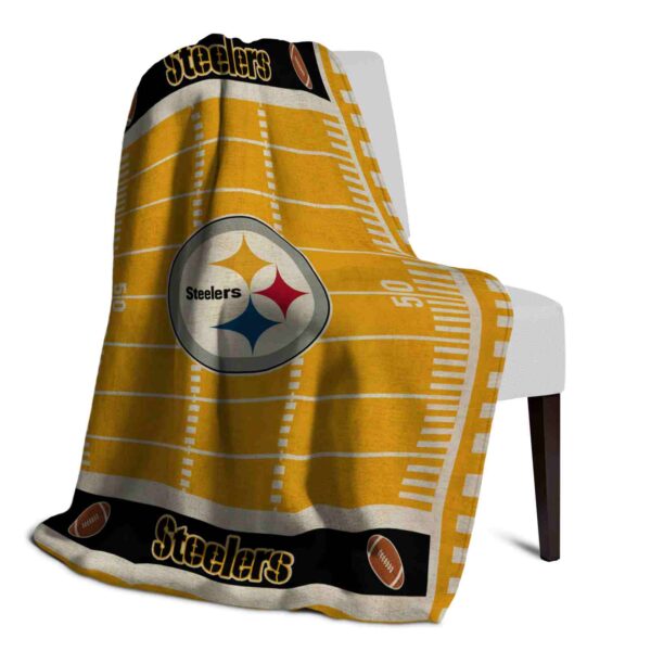pittsburgh steelers football field gold blanket top rated