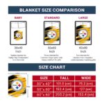 pittsburgh steelers paint streaks gold white blanket trendy