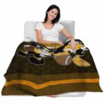 pittsburgh steelers three musketeers gold blanket latest model