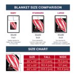 portland trail blazers brushstrokes red white blanket best selling