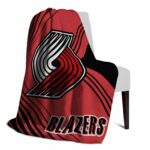 portland trail blazers diagonal stripes red blanket best selling