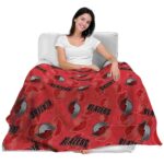 portland trail blazers diehard fans red blanket best selling
