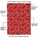 portland trail blazers diehard fans red blanket best selling