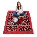 portland trail blazers fan pride red blanket best selling