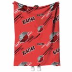 portland trail blazers fan spirit red blanket best selling