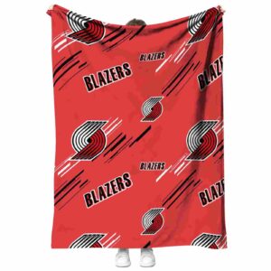 portland trail blazers fan spirit red blanket best selling