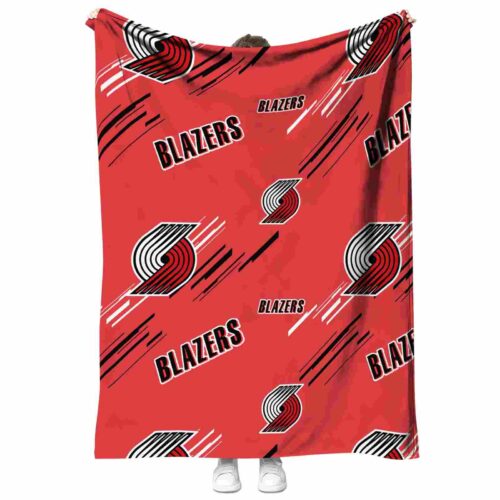 portland trail blazers fan spirit red blanket best selling