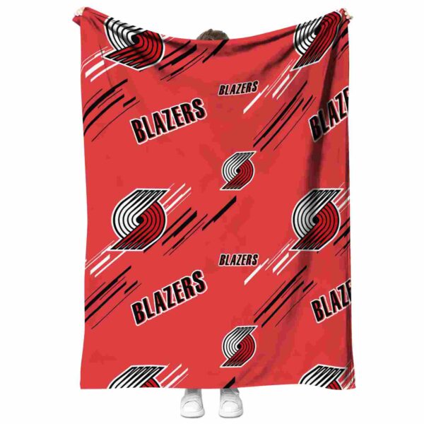 portland trail blazers fan spirit red blanket best selling