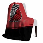 portland trail blazers gradient dots red blanket top rated