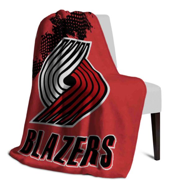 portland trail blazers grunge texture red blanket top rated