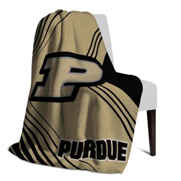 purdue boilermakers diagonal stripes gold blanket top rated